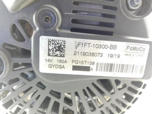 F1FT10300BB ALTERNADOR FORD C-MAX II (DXA/CB7, DXA/CEU)|Desguaces La Cabaña
