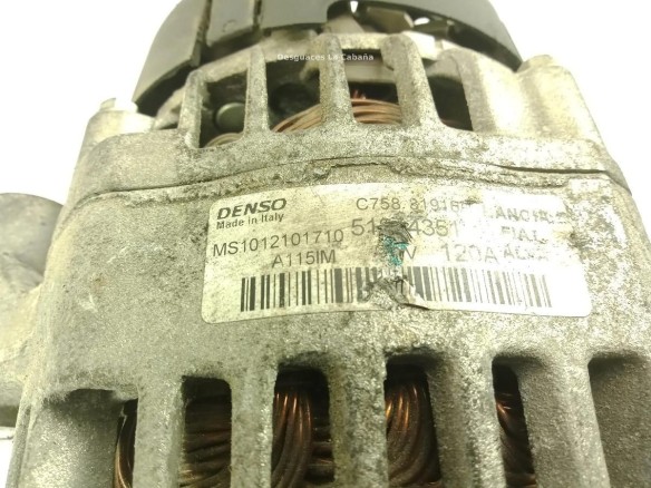 MS1012101710 ALTERNADOR JEEP RENEGADE Todo terreno, cerrada (BU)|Desguaces La Cabaña