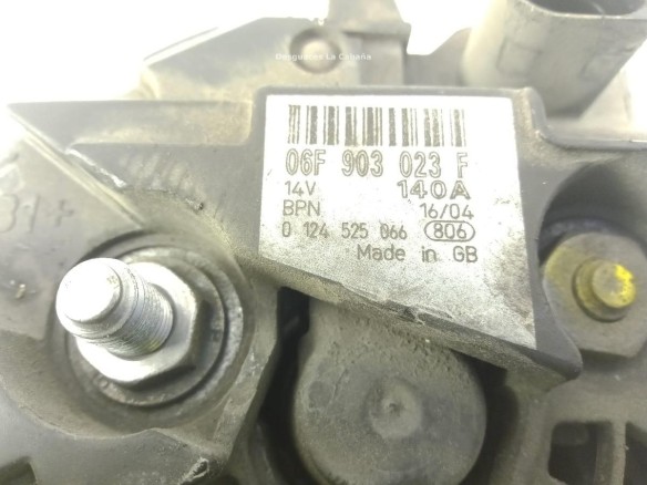 06F903023F ALTERNADOR VW GOLF V (1K1)|Desguaces La Cabaña