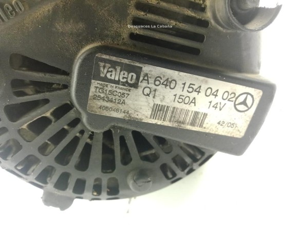 A6401540402 ALTERNADOR MERCEDES BENZ CLASE B (W245)|Desguaces La Cabaña