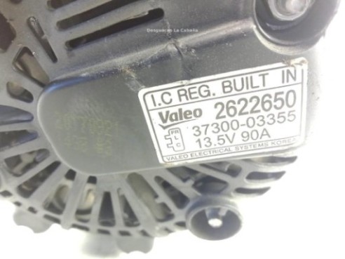 3730003355 ALTERNADOR HYUNDAI i20 (GB)|Desguaces La Cabaña
