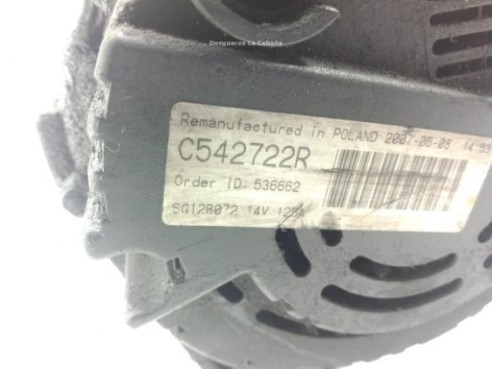 C542722R ALTERNADOR RENAULT TRAFIC II Autobús (JL)|Desguaces La Cabaña