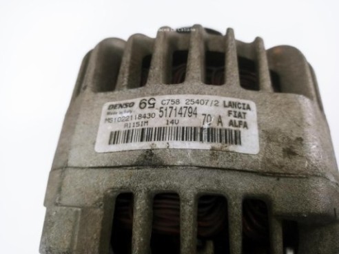 51714794 ALTERNADOR FIAT GRANDE PUNTO (199_)|Desguaces La Cabaña