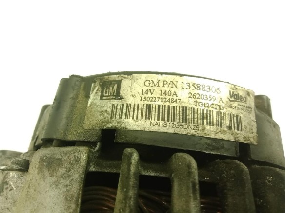 13588306 ALTERNADOR OPEL INSIGNIA A (G09)|Desguaces La Cabaña