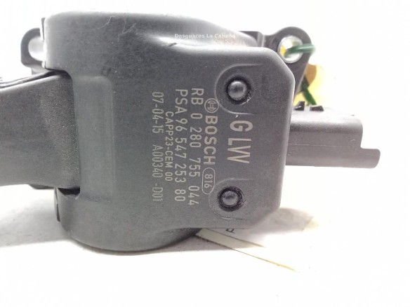 9654725380 POTENCIOMETRO ACELERADOR CITROEN C4 Picasso I Limusina (UD_) |Desguaces La Cabaña