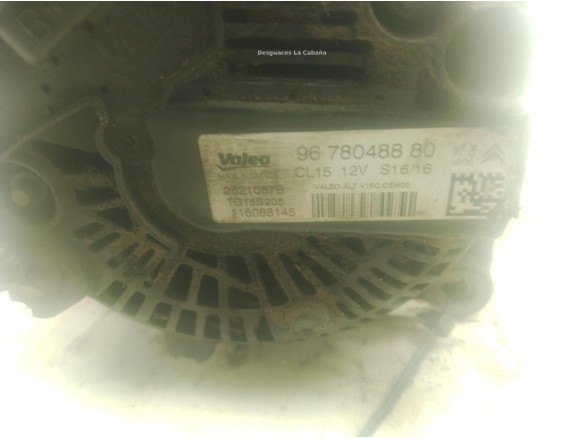 9678048880 ALTERNADOR FIAT SCUDO Furgón (270_, 272_)|Desguaces La Cabaña