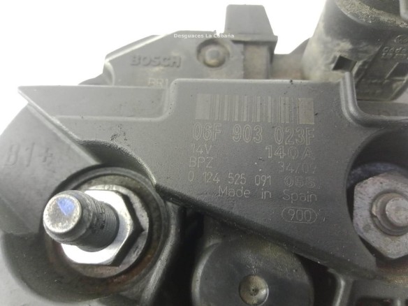06F903023F ALTERNADOR VW TOURAN (1T1, 1T2)|Desguaces La Cabaña