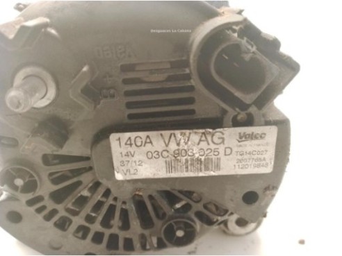 03C903025D ALTERNADOR SEAT LEON (1P1)|Desguaces La Cabaña