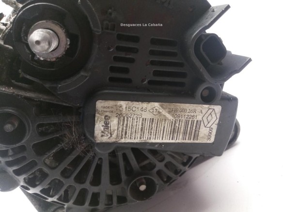 2606272B ALTERNADOR RENAULT SCENIC III (JZ0/1_)|Desguaces La Cabaña