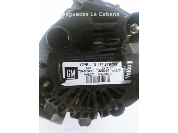 13117279YQ 2542851A ALTERNADOR OPEL CORSA C (X01)|Desguaces La Cabaña
