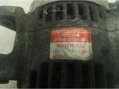 9662219525 ALTERNADOR TOYOTA YARIS (_P1_)|Desguaces La Cabaña
