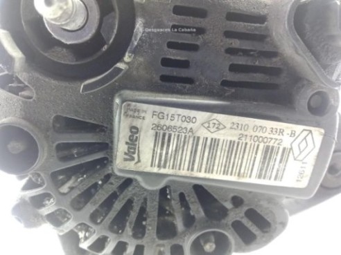 231007033R ALTERNADOR RENAULT GRAND SCÉNIC III (JZ0/1_)|Desguaces La Cabaña