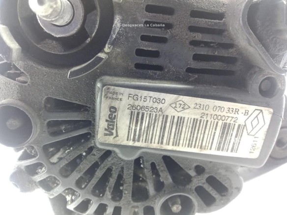231007033R ALTERNADOR RENAULT GRAND SCÉNIC III (JZ0/1_)|Desguaces La Cabaña