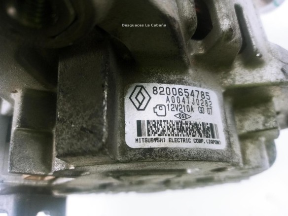 8200654785 ALTERNADOR RENAULT LATITUDE (L70_)|Desguaces La Cabaña