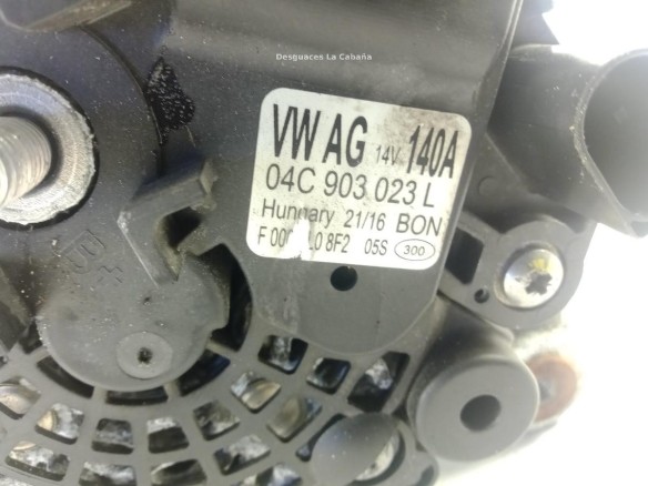 04C903023L ALTERNADOR AUDI A1 (8X1, 8XK)|Desguaces La Cabaña