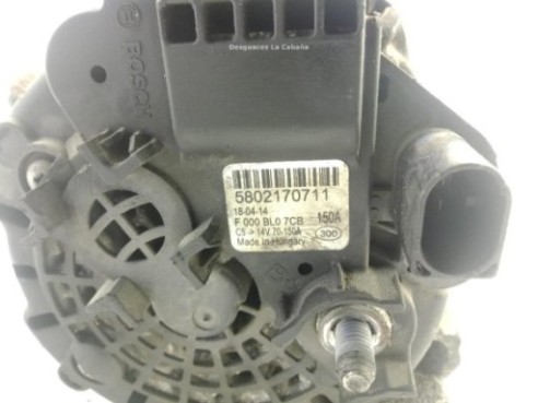 5802170711 ALTERNADOR FIAT DUCATO Furgón (250_, 290_)|Desguaces La Cabaña