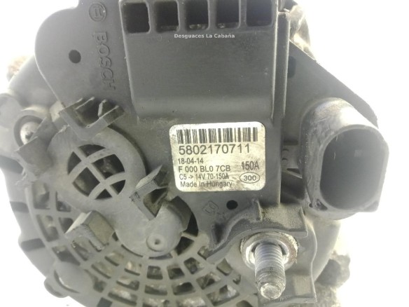 5802170711 ALTERNADOR FIAT DUCATO Furgón (250_, 290_)|Desguaces La Cabaña