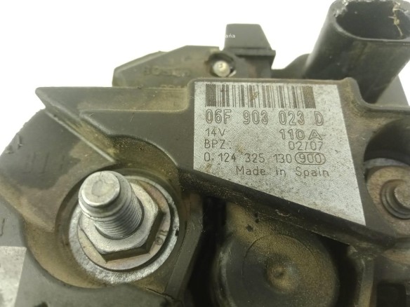 06F903023D,0124325130, ALTERNADOR VW CRAFTER 30-50 Furgón (2E_)|Desguaces La Cabaña