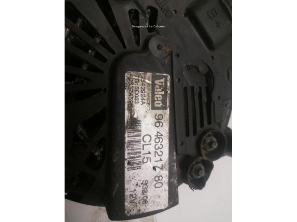 9646321780 ALTERNADOR PEUGEOT 307 SW (3H)|Desguaces La Cabaña