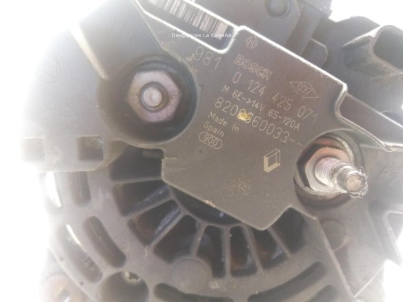 0124425071 ALTERNADOR RENAULT MODUS / GRAND MODUS (F/JP0_)|Desguaces La Cabaña