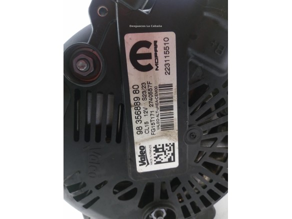 9835688980 ALTERNADOR OPEL ASTRA L|Desguaces La Cabaña