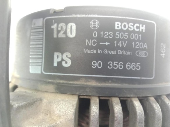 90356665 ALTERNADOR OPEL VECTRA A (J89)|Desguaces La Cabaña