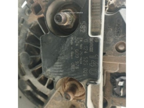 0124525020 ALTERNADOR FIAT DUCATO Furgón (244_)|Desguaces La Cabaña