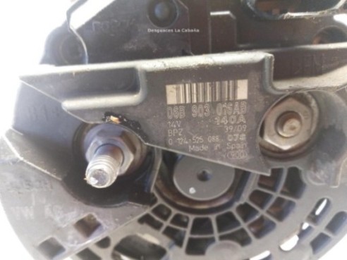 0124525088 ALTERNADOR VW GOLF VI (5K1)|Desguaces La Cabaña