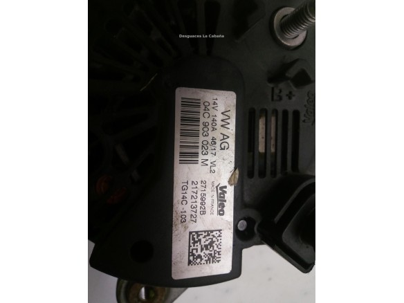 04C903023M ALTERNADOR AUDI Q3 (8UB, 8UG)|Desguaces La Cabaña