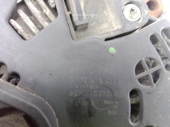 0121615021 ALTERNADOR LAND ROVER FREELANDER 2 (L359)|Desguaces La Cabaña