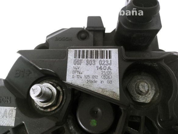 06F903023J ALTERNADOR AUDI A4 (8EC, B7)|Desguaces La Cabaña