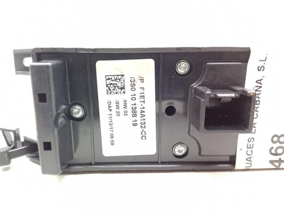 F1ET14A132CC MANDO ELEVALUNAS PUERTA LAT DEL IZQ FORD FOCUS III |Desguaces La Cabaña