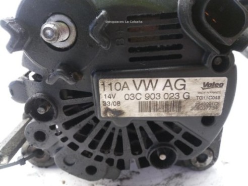 03C903023G ALTERNADOR VW GOLF V (1K1)|Desguaces La Cabaña
