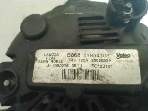 B86851854103 ALTERNADOR CITROEN NEMO Ranchera familiar|Desguaces La Cabaña
