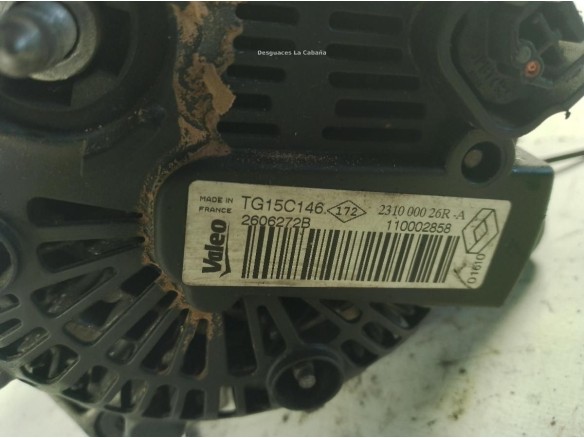 2606272B ALTERNADOR RENAULT SCENIC III (JZ0/1_)|Desguaces La Cabaña