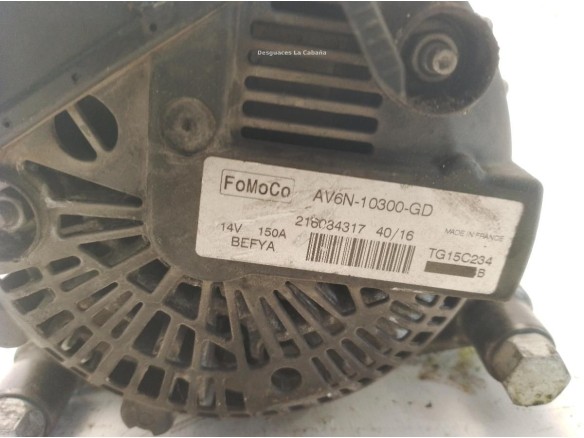 AV6N10300GD ALTERNADOR FORD TOURNEO CONNECT / GRAND TOURNEO CONNECT Kombi|Desguaces La Cabaña