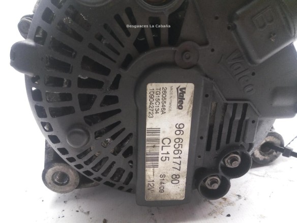 9665617780 ALTERNADOR PEUGEOT 207 SW (WK_)|Desguaces La Cabaña