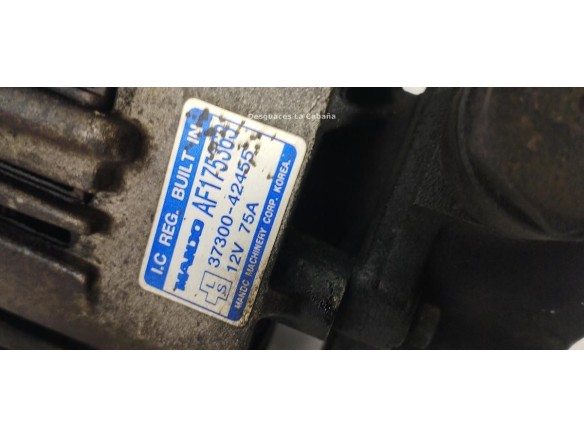 3730042455 ALTERNADOR HYUNDAI H-1 / STAREX Limusina|Desguaces La Cabaña