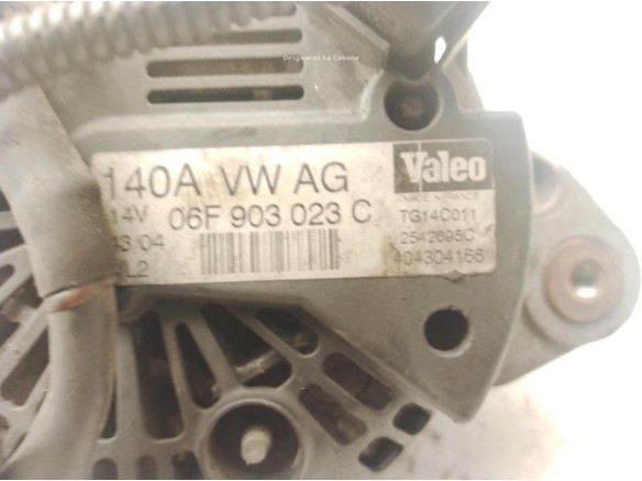 06F903023C ALTERNADOR VW TOURAN (1T1, 1T2)|Desguaces La Cabaña