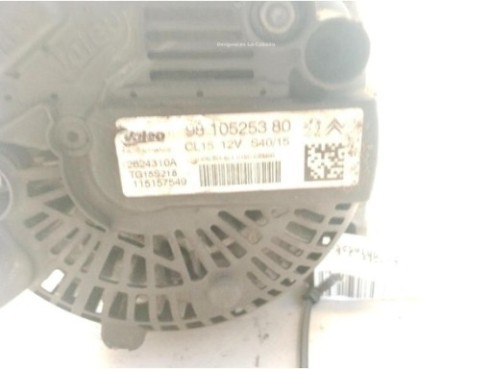 9810525380 ALTERNADOR CITROEN C-ELYSEE|Desguaces La Cabaña