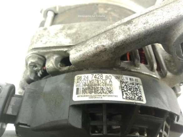 9824742880 ALTERNADOR CITROEN C4 SPACETOURER|Desguaces La Cabaña
