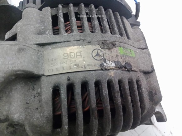 0111545602,A13VI237, ALTERNADOR MERCEDES BENZ CLASE A (W168)|Desguaces La Cabaña