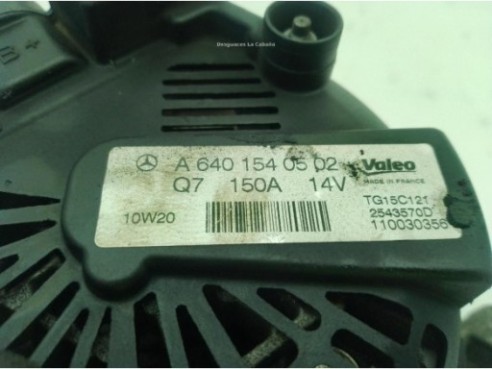 A6401540502 ALTERNADOR MERCEDES BENZ CLASE A (W169)|Desguaces La Cabaña