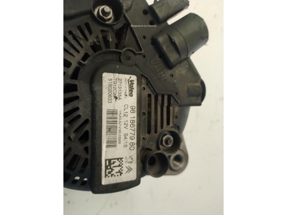 9818677980 ALTERNADOR PEUGEOT 3008 SUV (M_)|Desguaces La Cabaña
