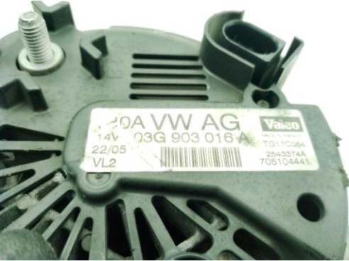 03G903016A ALTERNADOR AUDI A6 (4F2, C6)|Desguaces La Cabaña