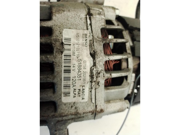 51884351 ALTERNADOR FIAT TIPO Fastback (357_)|Desguaces La Cabaña