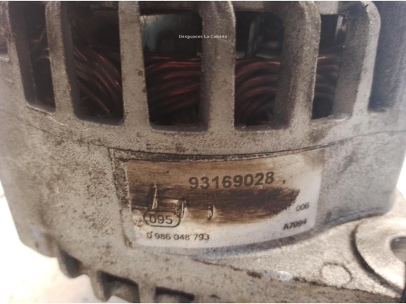 93169028 ALTERNADOR OPEL ASTRA H GTC (A04)|Desguaces La Cabaña