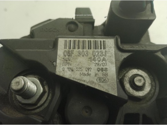 06F903023J ALTERNADOR AUDI A4 (8EC, B7)|Desguaces La Cabaña