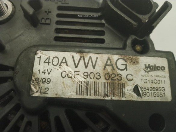 06F903023C ALTERNADOR AUDI A3 (8P1)|Desguaces La Cabaña