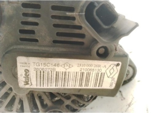231000026R ALTERNADOR RENAULT MEGANE III Grandtour (KZ0/1)|Desguaces La Cabaña
